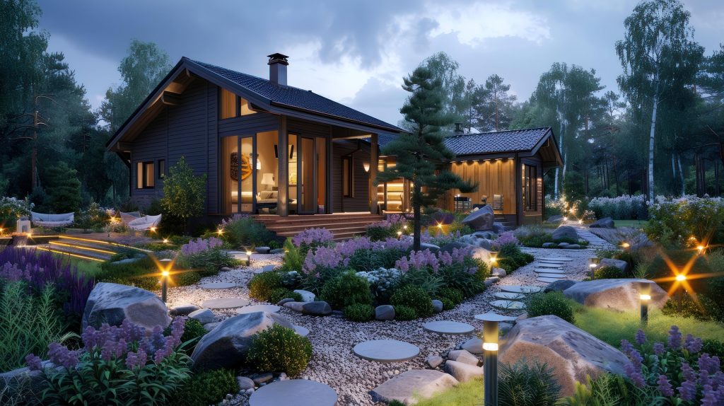 Kluczowe zasady przy urządzaniu ogrodu przed domem