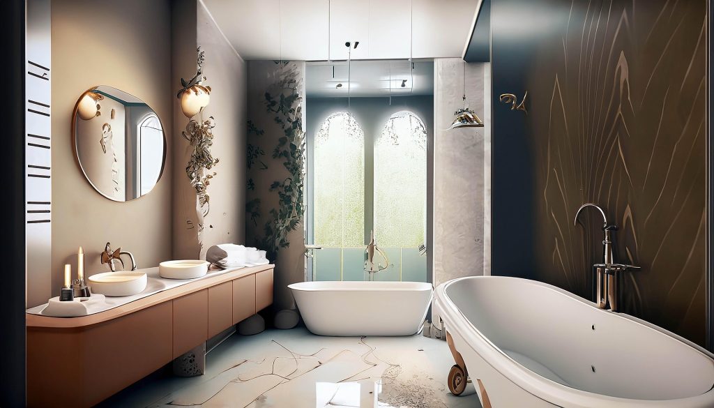 Aranżujemy białą łazienkę w stylu glamour