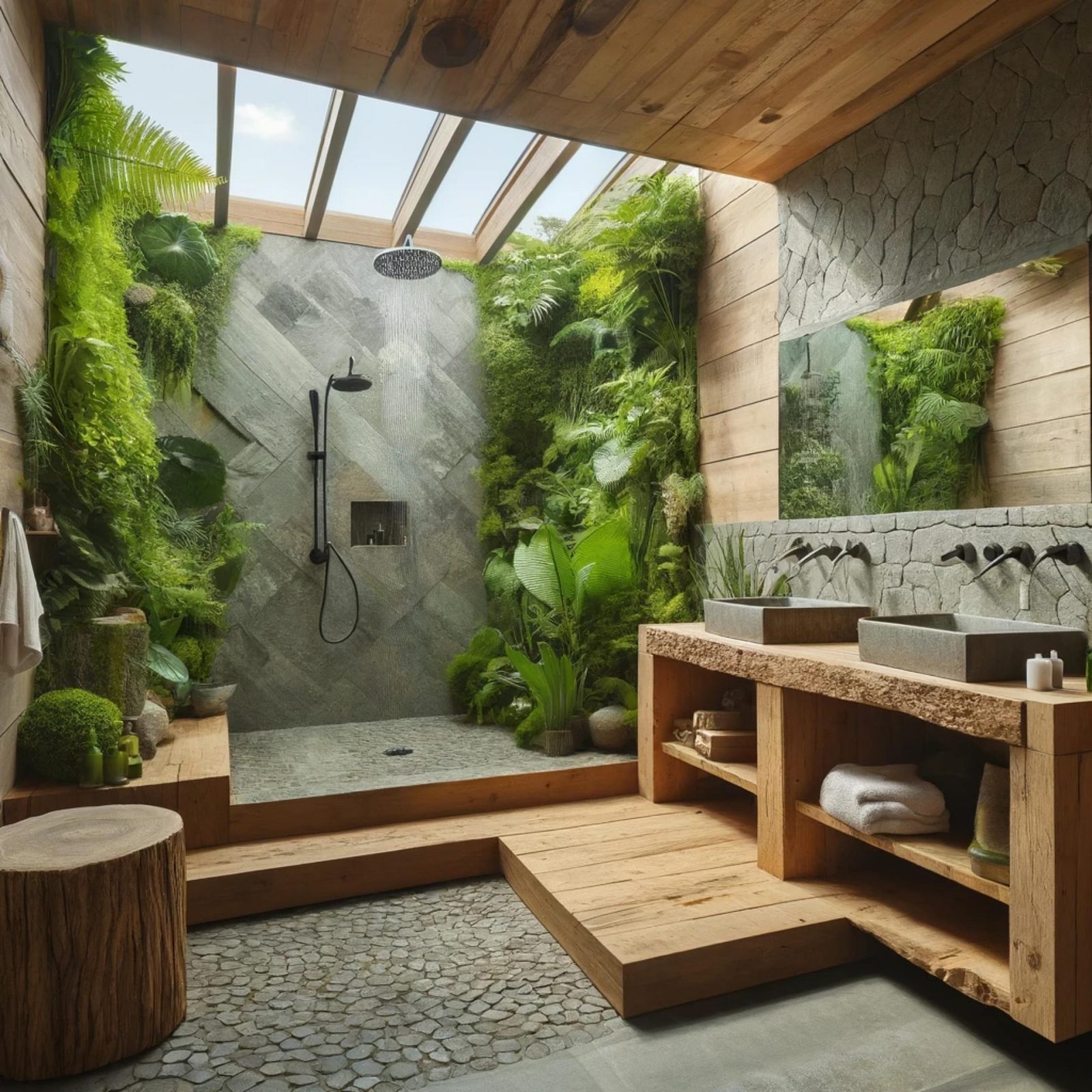 Biała łazienka z drewnem: inspiracje i aranżacje, jak urządzić?