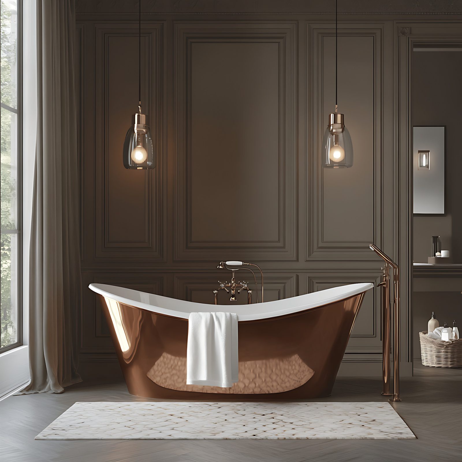 Wąska łazienka: Jak urządzić? Aranżacja małej łazienki z umywalką