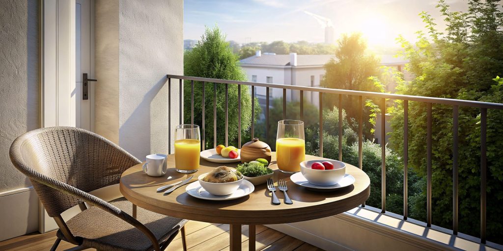 Aranżacja przestrzeni balkonowej