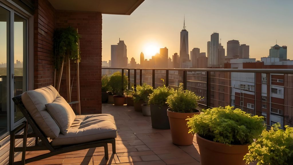 Weranda w stylu nowoczesnym