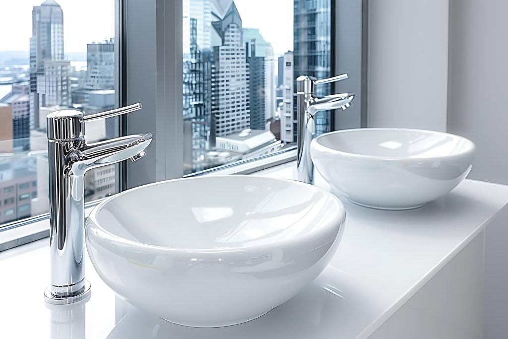 Umywalka i armatura w marokańskim stylu