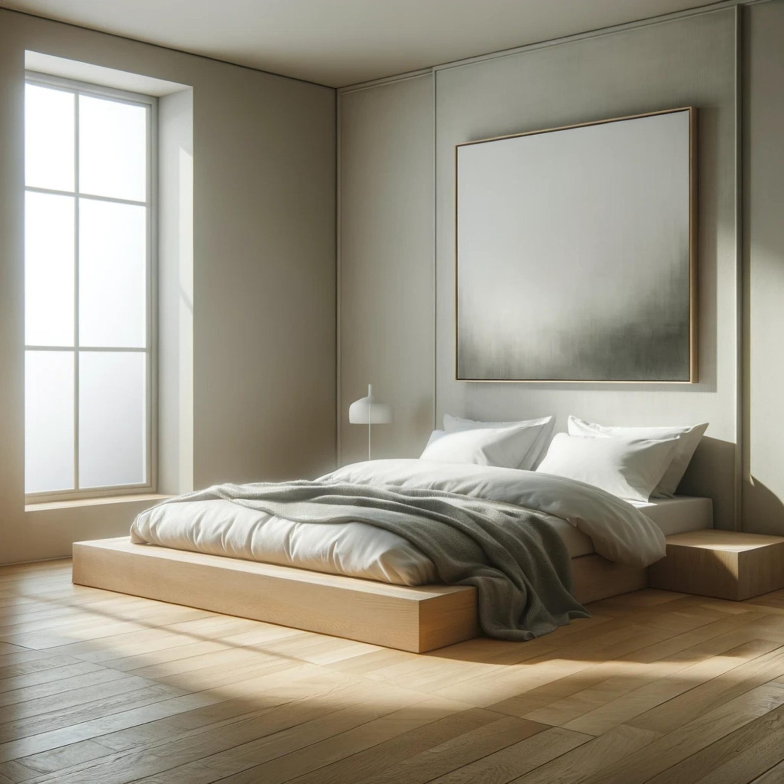 Sypialnia z palet: Łóżko z palet jako skandynawski mebel