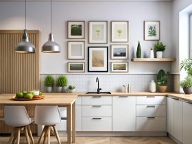 Biała kuchnia z wyspą: Aranżacje kuchenne z drewnem